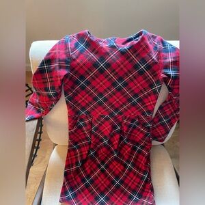 H&M plaid Dress girls size 8